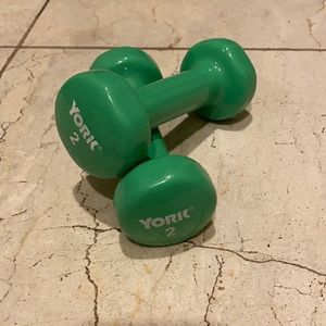 2 lbs Green Hand Weights